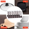 Fousenuk Pot Lid Holder, Pot Lid Storage with 7 Adjustable