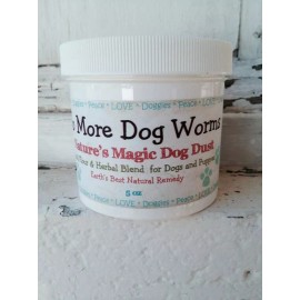 No More Dog Worms 100% Organic & Natural Dog and Puppy Wormer Wellness Powder