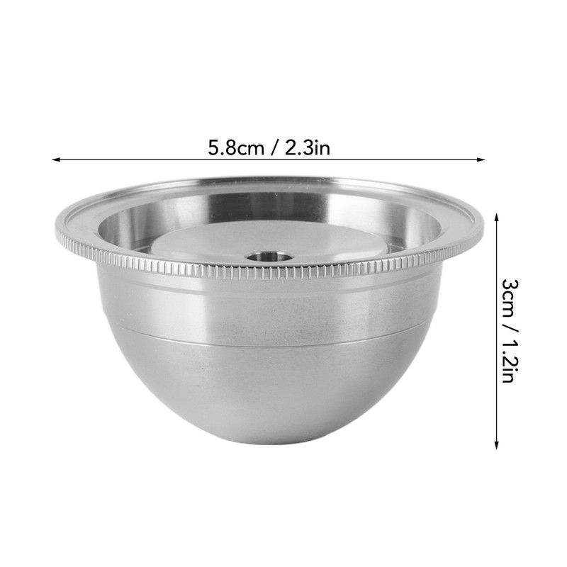 Reusable Coffee Capsule Filter Stainless Steel Refillable Coffee Machine Pod