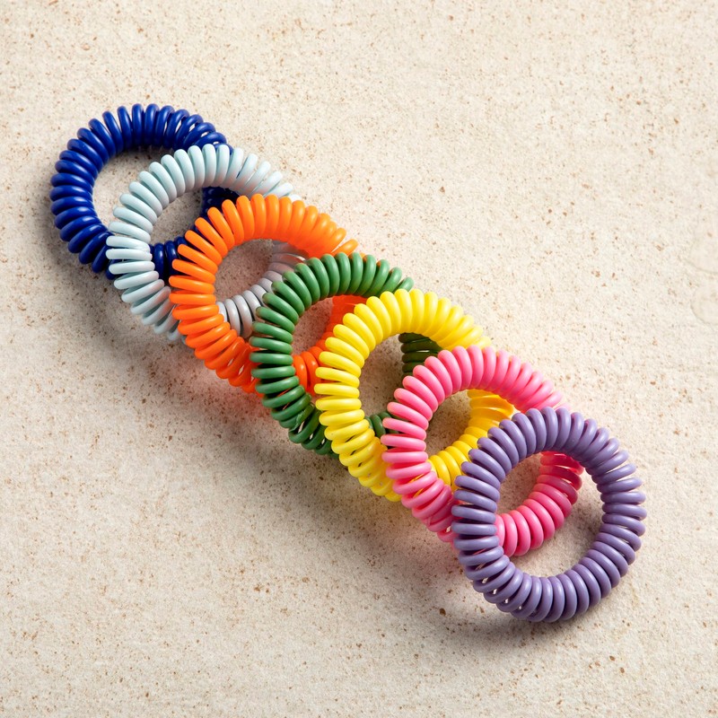 SoulSation 25 Pack Mosquito Repellent Bracelets, DEET-Free for Kids &