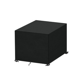 SanGlory Gartentisch Abdeckung 84x84x80cm, Abdeckhaube Gartenmöbel Quadratisch Lounge Abdeckung Wasserdicht Abdeckplane für Gartenmöbel Winterfest Tischabdeckung Gartenmöbel Plane, Anti-UV