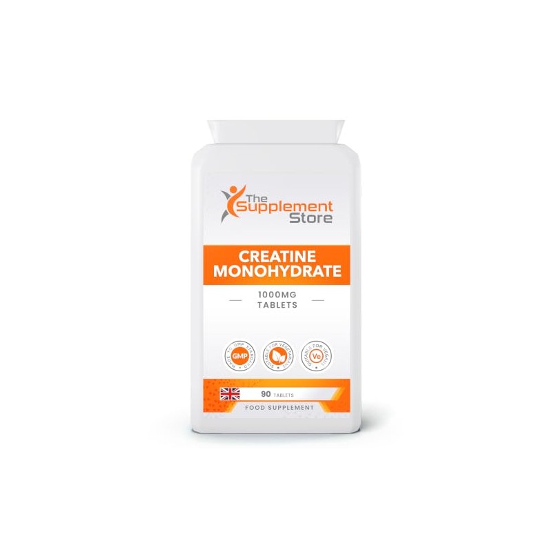 Creatine Monohydrate 1000mg Tablets (90 Tablets)
