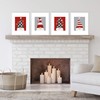 Big Dot of Happiness Christmas Gnomes - Unframed Holiday Linen