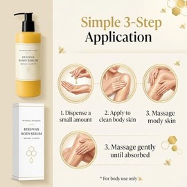 Sérum Corporal con Cera de Abejas 100g, Hidratante con Aceite de Aguacate y Manteca de Karité, para Piel Seca y todo el Cuerpo, Aceite Corporal Vegano