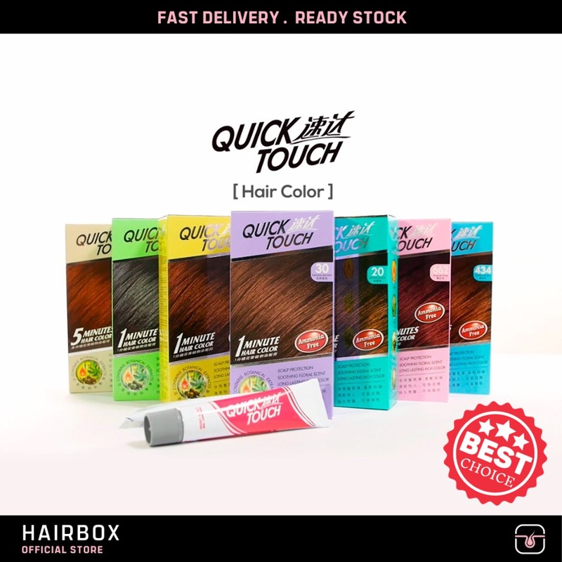 Others QUICK TOUCH Permanent Hair Dye Colour - 2 x
