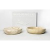 Hqlmzd Travertine Decorative Bowls For Home Decor (White)