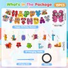 Numberblock Birthday Banner, Block Banner with Spiral, Party Decorations Banners