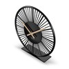Cander Berlin BLORA Table Clock Silent 18 cm Metal Wooden