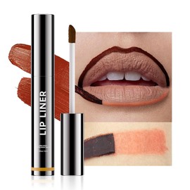 Delineador de Labios Extraíble, Tatuaje de Delineador de Labios Despegable, Delineador de Labios con Líneas Regordetas, Delineador de Labios Despegable, Impermeable y de Larga Duración (#01, all skin)