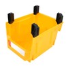 Garage Organizer Bin 377x213x178mm Thickened Slant Mouth Vertical and Back