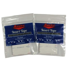 Bowling Master Insert Tape White 3/4" Thumbhole Adjustment Tape Set of 2 Non-Slip Tape
