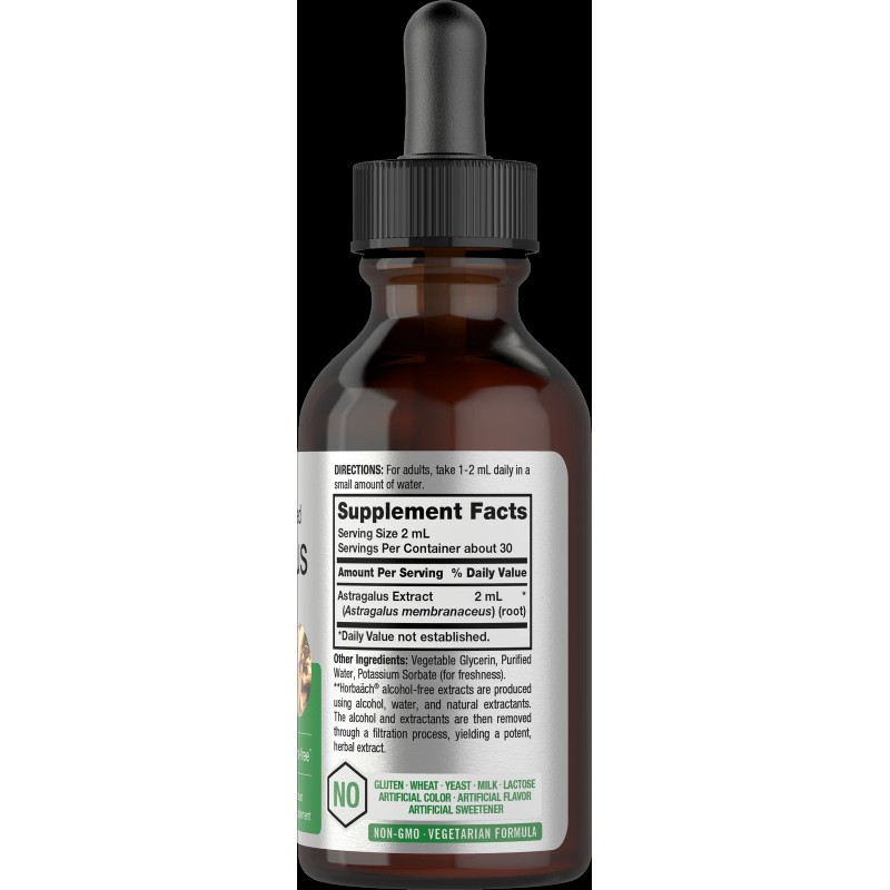 Horbäach Astragalus Root Liquid Extract | 2 oz | Alcohol