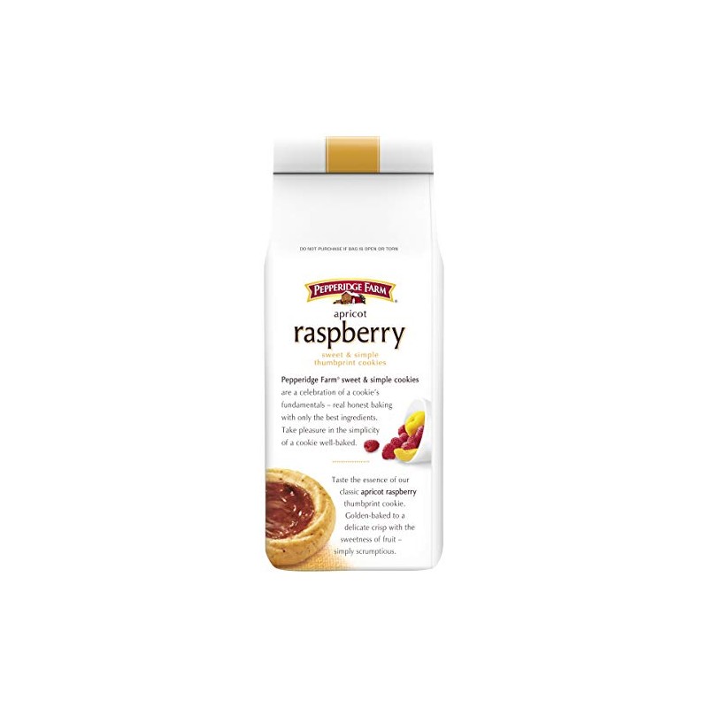 Pepperidge Farm, Apricot Raspberry Cookies, 6.75oz Bag (Pack of 4)
