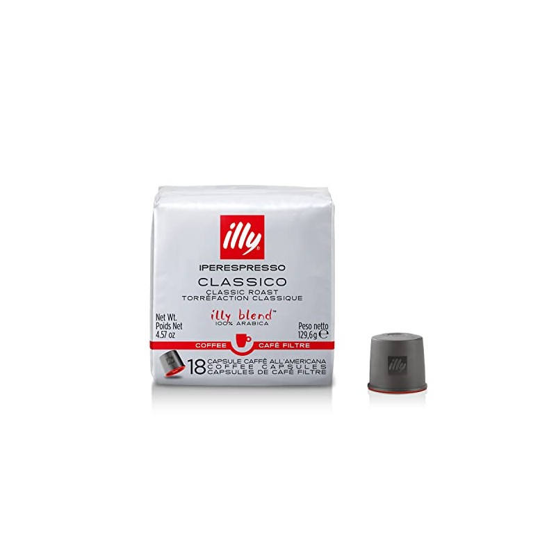 illy Coffee, iper Coffee Capsule, Medium Roast Drip Pod, 100%
