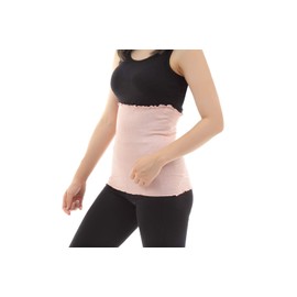 Nakachu Shoten Hakuyun Silk Belly Wrap "Fluffy Temptation" by Silk Thread Shop (Pink)