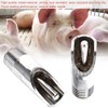 10Pcs Metal Duck Mouth Style Pig Waterer Pig Drinker Livestock