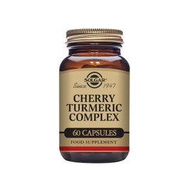 Solgar Cherry Turmeric Complex vegetable capsules - Pack of 60 - Antioxidant and Anti-Inflammatory Properties - For Daily Wellbeing - Vegan and Gluten-Free