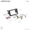 Scosche ICFD6BN Double DIN Radio Installation Dash Kit Compatible with