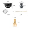 SOOCVWOLF 5 Pcs Matcha Whisk Set, Ceramic Matcha Whisk for