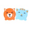 Honbay 5PCS Cute Colorful Animal Silicone Rubber Coasters Cup Mats