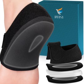 MHSY Heel Spur Insoles, Heel Protectors, Heel Pads, Heel Spurs for Achilles Tendon Shire, Painful Feet Relieves Heel Pain (1 Pair - One Size)