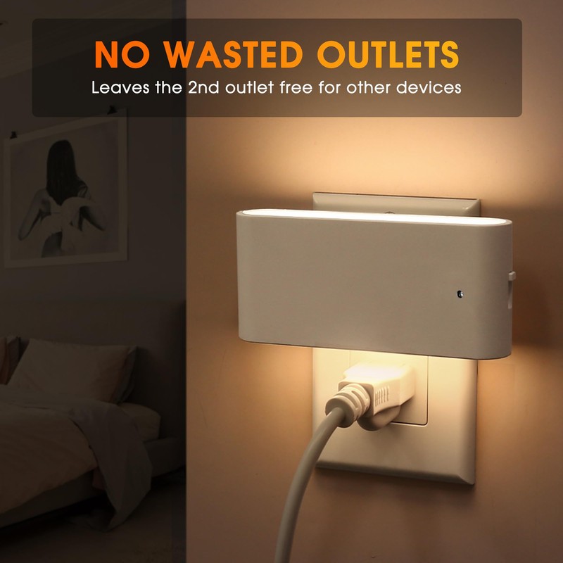 Briignite Night Lights Plug into Wall, LED Night Light with