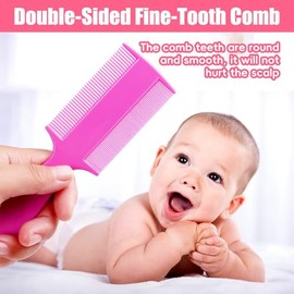 Cradle Cap Brush for Babies, 5Pcs Cradle Cap Treatment Set with Soft Bristle Brushes Silicone Scrubber Long Comb for Newborn Bathing Essentials Baby B