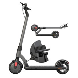 Z85F Electric Scooter, with Max 500W Motor, 18.6 Miles Long Range, 15.5 MPH, 8.5'' Tire, Foldable Electric Scooter for Adults, Shock Absorption & Dual Brake System