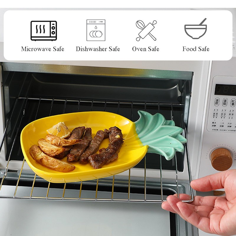 Pineapple Ceramic Spoon Rest for Stove Top - Cute Spoon