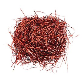 Fun Express - Metallic Shred - Red - Party Supplies - Wrappings - Bows & Ribbons & Ties - 1 Piece
