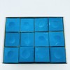 manqianxun Pool Cue Chalk Cubes, 12-Pack -Table BilliardsStick Bulk Supplies