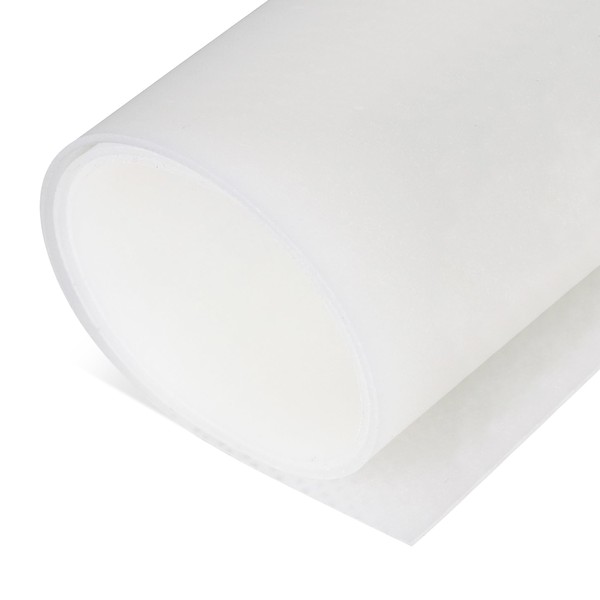 Exactly Rubber - Translucent Silicone Sheet, 50A Durometer Rubber Sheet,