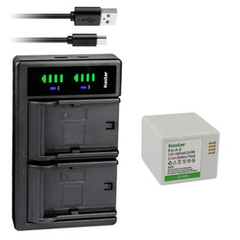 Kastar 1-Pack Battery and LTD2 USB Charger Compatible with Arlo A-2 A2, Arlo 308-10030-01, 308-10032-01, Arlo Go Mobile Security Camera, Arlo Go 4030 Verizon HD Indoor Outdoor Camera