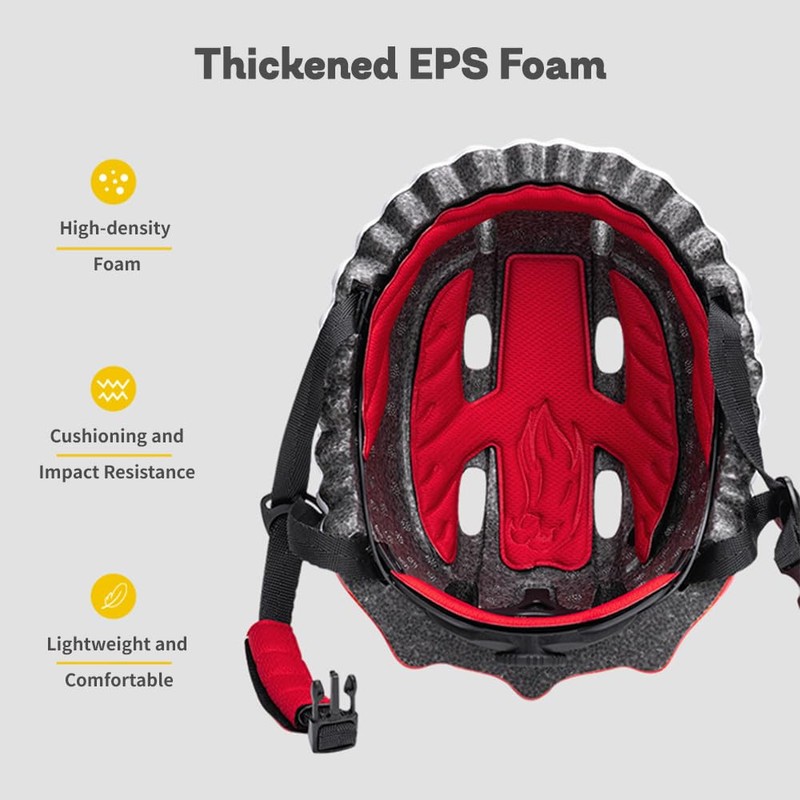 Kavolet Fahrradhelm für Kinder, Skateboardhelm für Kinder und Kleinkinder, Dinosaurierhelm,