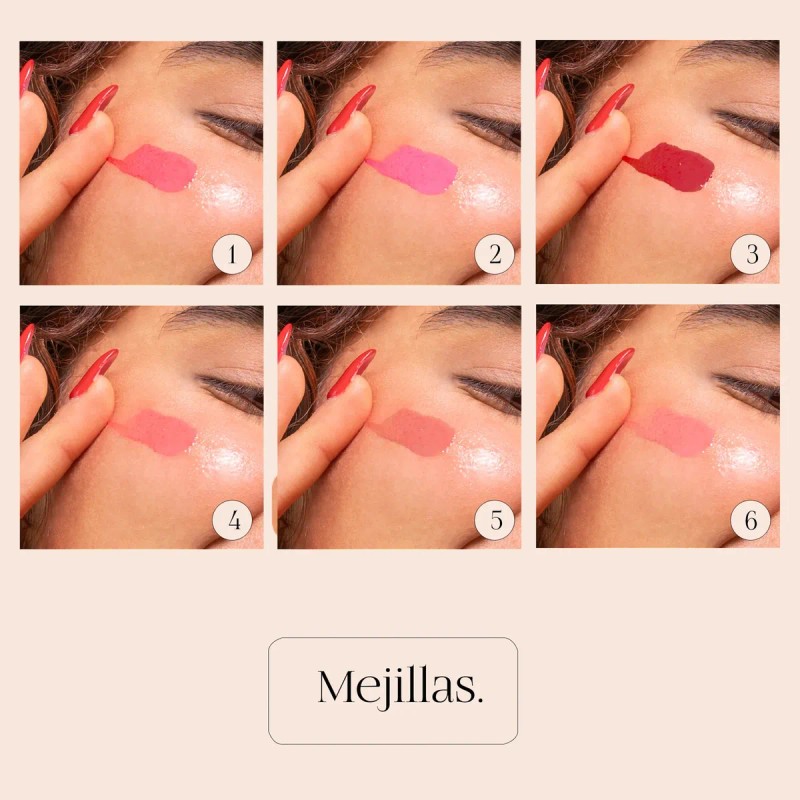 Multitask! Dapop Rubor En Crema Tinta Labios Mejillas Ojos