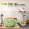 NutriChef 1.6 QT Portable Electric Rice Cooker & Lunch Maker
