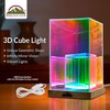Himalayan Glow Acrylic Display Lamp with USB, LED Night Light
