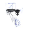 Passenger Armrests, with Cup Holders Adjustable Armrest for Harley Touring