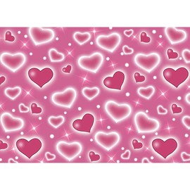 Heart Photo Backdrop 90s Backdrops for Photoshoot 、Valentine's Day  tapestry 、Backdrop Women Men Happy Birthday Photography Background Banner Photo Booth Studio Props - Color: Pink, Size: 40‘’×60''