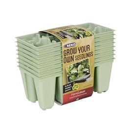 HomeLeisure GYO 8-Cell Seedlings Pot Punnet, Sage