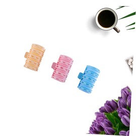 Baluue 3pcs Curlers for Styling Hairdressing Tools for Women and Girls Lightweight and Curling Accessories for Various Hair Types