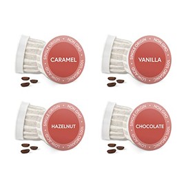 Fabula Organic Coffee Pods Flavored Sampler Pack- Low Acid - Single Origin - Mold Free - Non-GMO - Fair Trade - Only Compatible with Keurig K Cup 1.0 & 2.0 Brewers - 24 Count