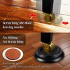 Piano Caster Cups Leg Floor Protectors WOGOD Upright Piano Caster