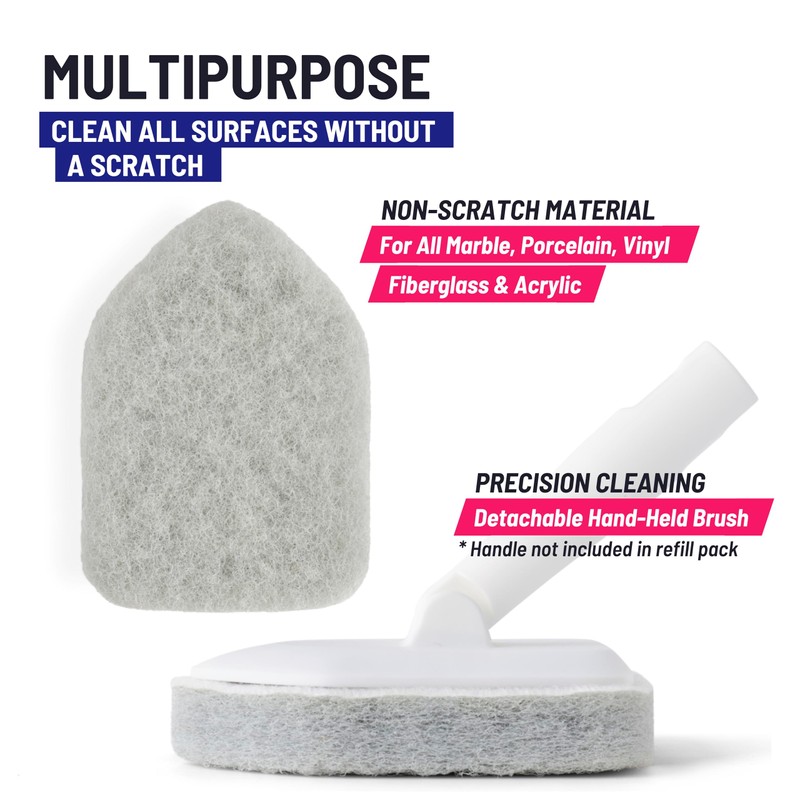 Moku Home Replacement Scrubber Refill for Moku Home Extendable Tub