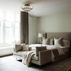 HYDELITE Modern Black Flush Mount Ceiling Light 3-Light Close to
