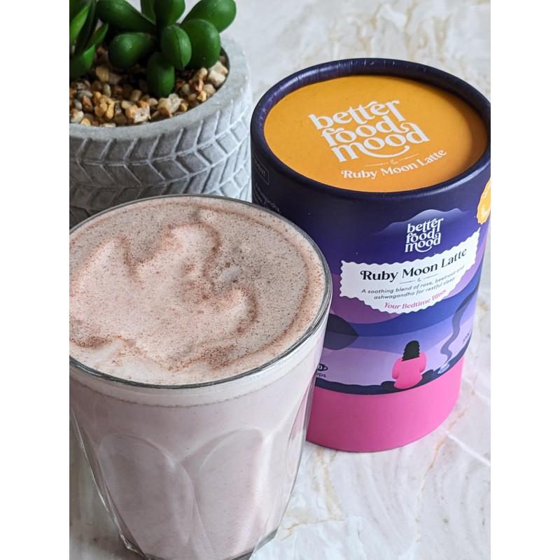 Better Food Mood Ruby Moon Latte 100g | Adaptogen Blend