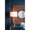 D15x29 Table Lamp with Glass Drum Shade Assembly RequiredColor: as
