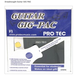 PROTEC ITEM#GIGPACA DREADNOUGHT GUITAR GIG PAC BLACK