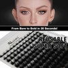 Lash Clusters Kit, DIY 3D Cluster Eyelash Extensions 10‑18mm,144pcs Fluffy