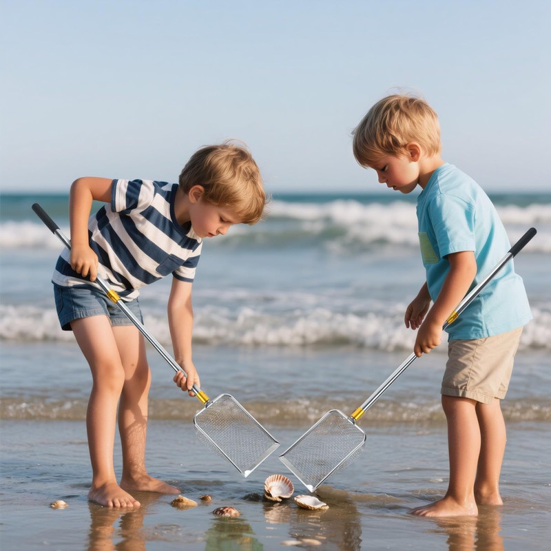 MARFOREVER 2 Pcs Shark Tooth Sifter Sand Sifter for The